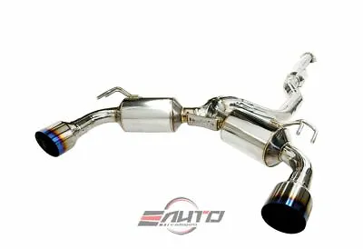 INVIDIA N1 GT Dual Titanium Burnt Tip Catback Exhaust For Evolution X 10 08-15 • $940.10