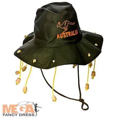 £8.99 • Buy Australian Cork Hat Adults Fancy Dress Safari Outback Mens Ladies Costume Acc