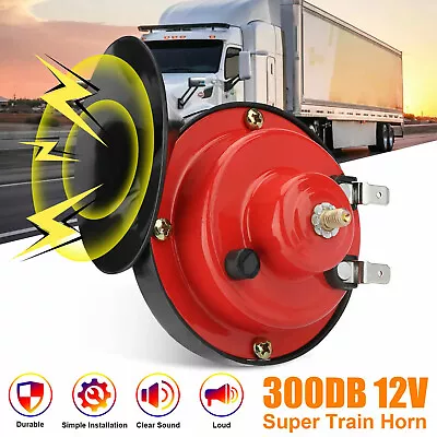 12V 310DB Super Loud Train Horn Waterproof For Motorcycle Car Truck SUV Boat • $5.99