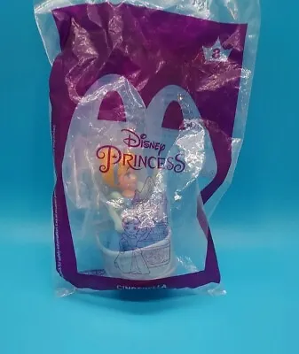 CINDERELLA • Disney McDonalds Happy Meal Toy #8 Princess 2021 New In Bag 4  Tall • $9.77