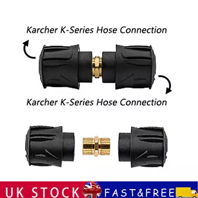 For Karcher High-Pressure Washer Quick Release Adaptor Hose To Hose Connector • £8.49