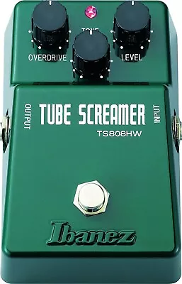 Ibanez TS808HW Tube Screamer Hand Wired Overdrive Green Pedal Distortion Guitar • $347.95