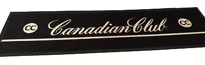 Canadian Club Rubber Back Bar Mat Spirits Mancave Bar Pub Club Hotel New Marked • $15