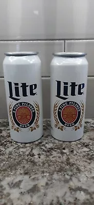 2 Miller Lite 16 Oz Dallas Cowboys Metal Tumbler Cup Est D 1960 HTF • $30