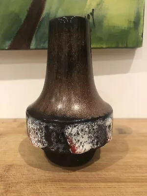 Vintage Carstens Tönnieshof Vase 1254-13 - West German Pottery & Fat Lava • £27