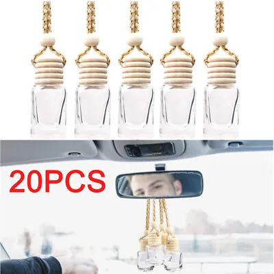 $24.10 • Buy 20X Car Hanging Diffuser Air Freshener Perfume Empty Glass Bottle Ornament Decor