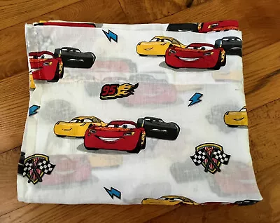 Disney Pixar Cars Kids Toddlers Flat Sheet Racing Flags Cotton-Poly  • $8.95