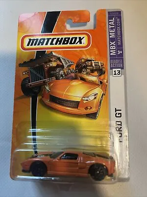 2007 Matchbox MBX Metal Ford GT #13 Orange E2 • $12.99