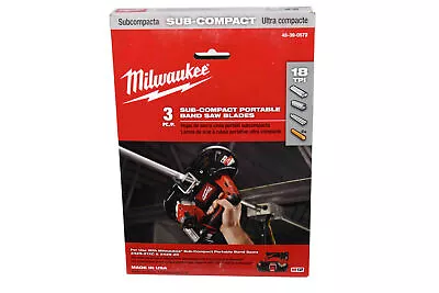 Milwaukee 48-39-0572 18 TPI Sub-Compact Portable Band Saw Blade • $23.89