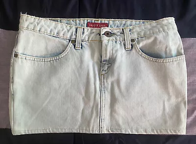 £19.65 • Buy Women Indian Rose Denim Casual  Jeans Skirt  Size M Made In Italy
