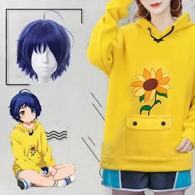 Wonder Egg Priority Ohto Ai Hoodie Pullover Anime Cosplay Costumes Yellow SS • £35.99