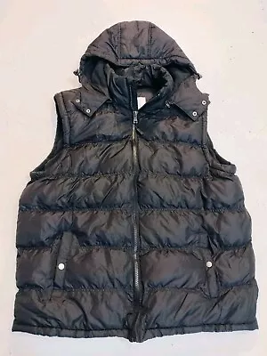 Sz 2-3 XL Rivers Black Puffer Vest With Hood BNWOT • $16.14