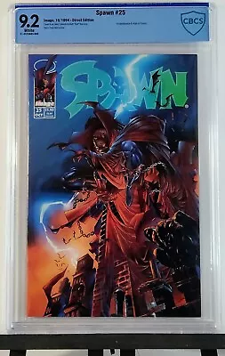 Spawn #25- CBCS 9.2 NM- White- Mark Silvestri - 1st App. And Origin Of Tremor🔑  • $39.99