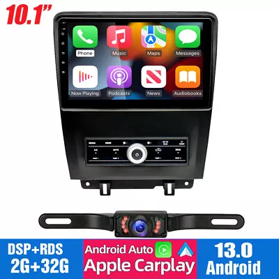 10.1'' Car Stereo Radio GPS Navi CarPlay For Ford Mustang 2010-14 Android 13 32G • $208.05
