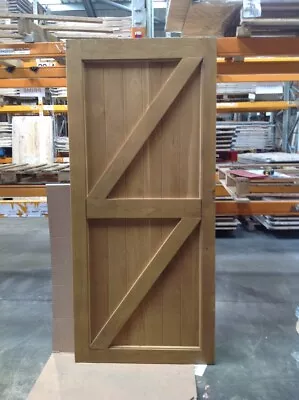 Solid Framed And Ledged  Braced- External Door - Oak Door - 940 X 2100mm (301) • £200