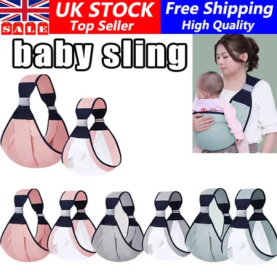 Lightweight Baby-Carriers Front Sling Wrap Breathable Newborn Ergonomic Backpack • £10.99