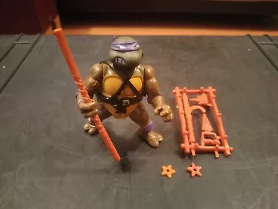 Vintage TMNT Ninja Turtles Figure Donatello 1988 (Soft Head) • $24