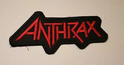 Anthrax Patch Embroidered Iron/Sew On Iron Maiden Slayer Megadeth Metallica • $6.31