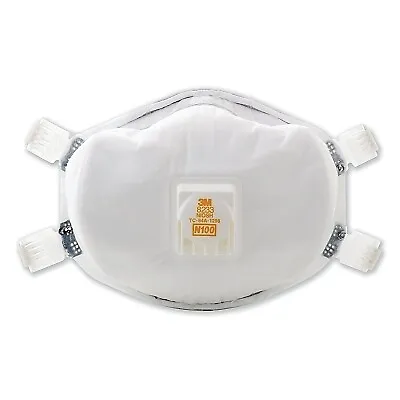 N100 Particulate Respirator Half Facepiece Non-Oil Particles White 3M 3M™ • $9.58