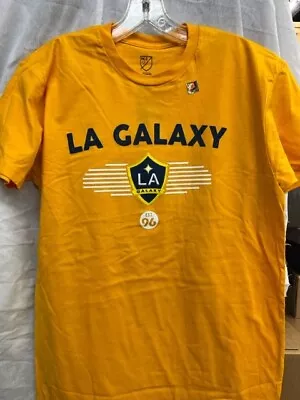 Mens MLS LA Galaxy Officially Licensed T- Shirt (Yellow) Size- Medium • $8.95