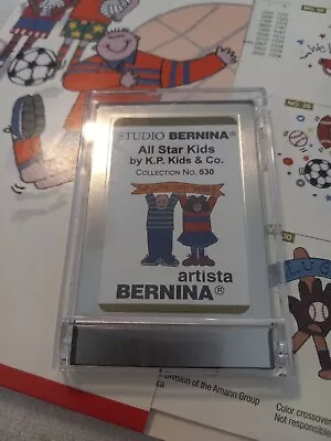 Bernina Arista/ Deco 300 Series ALL STAR KIDS #530 Embroidery Card 36 Designs • $10