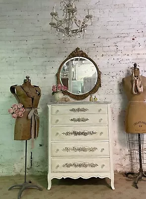 Painted Cottage Shabby Chic Dresser/ Chest • $595