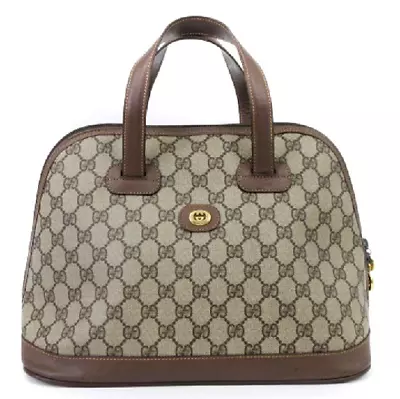 $449 • Buy GUCCI Top Handle Bag - Brown GG Supreme Monogram
