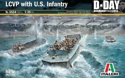 Italeri 1/35 Military Lcvp With Us Infantry D Day • £56.99
