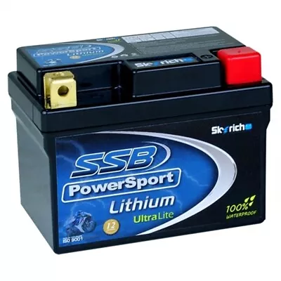 SSB PowerSport Ultralight Lithium Battery For Kawasaki KR250 KR-1S 1990 To 1992 • $168.85