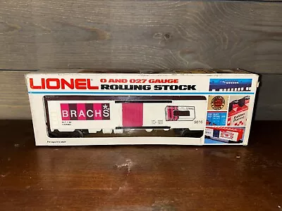 Lionel O And O27 Gauge Rolling Stock Brachs Candies Billboard Reefer 6-9816 New • $46.89