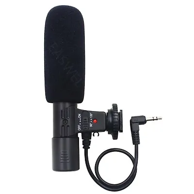 3.5mm Universal Microphone Stereo Mic For Canon Nikon DSLR Camera DV Camcorder • $11.15