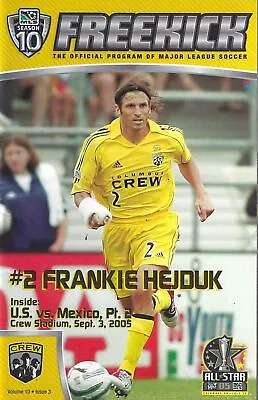 2005 Columbus Crew Major League Soccer Program - Frankie Hejduk MLS • $8.50