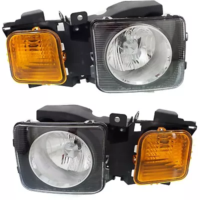 Headlight Set For 2006-2010 Hummer H3 2009-2010 H3T Left & Right W/ Bulb • $141.69