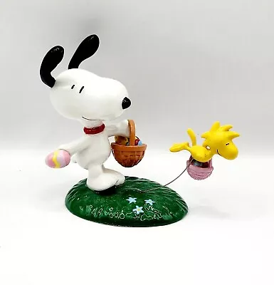 Peanuts  Snoopy The Easter Beagle  Figurine Department 56 Woodstock 2007 • $7.99