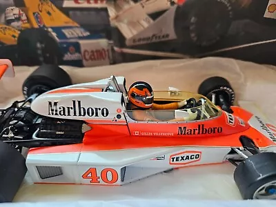 1/18 Minichamps McLaren M23 Gilles Villeneuve 1977  Marlboro  • $309.59