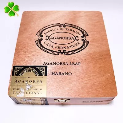 Aganorsa | Casas Fernandez Habano Short Churchill Wood Cigar Box - 7.5  X 7  X 2 • $5.55