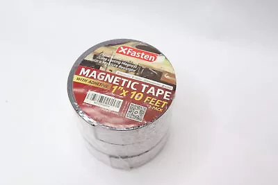 (3-Pk) XFasten Heavy Duty Magnetic Tape Roll 1  X 10' MT110P3 • $8.40