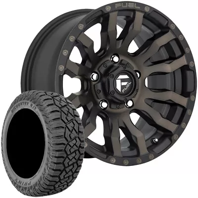 4-Fuel D674 Blitz 20x9 6x5.5  Black/Tint Rims W/33x12.50R20LT Prinx R/T Tires • $2358.99