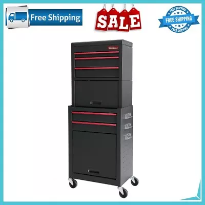 Hyper Tough 20-In 5-Drawer Rolling Tool Chest & Cabinet Combo • $102.82