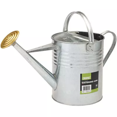 Draper Traditional Style Galvanised Watering Can With Rose 2 Gallon 9L 53234 • £19.99