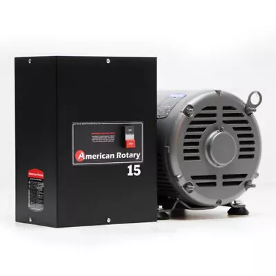 American Rotary Phase Converter AR15 - 15HP 1 To 3 Three PH | Start To To 7.5 HP • $1580