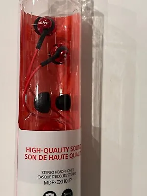 Sony MDREX110 Earbuds In Red! New In Box • $6.99