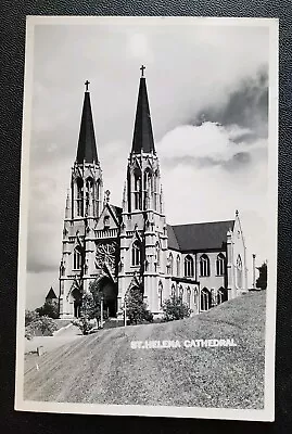 Helena MT Montana Cathedral Old Lewis And Clark County Real Photo Postcard RPPC • $5.75