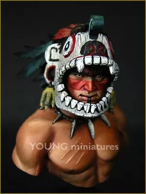 Young Miniatures  Aztec Warrior   1/10 Scale Bust   Figure Model Yh1819 • $60