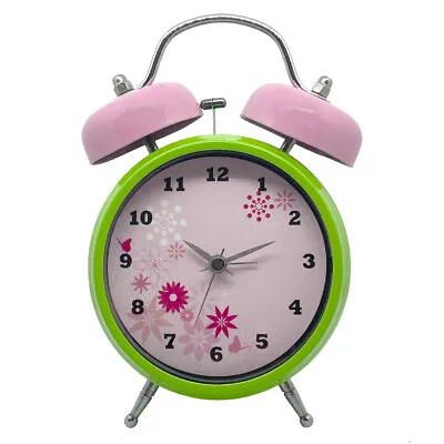 $19 • Buy Tik Tok Tubell Kids/Childrens Analog Desk Standing Alarm Clock Time 12x20cm Pink