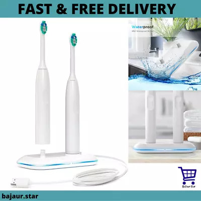 $67.99 • Buy 2-In-1 Dual Toothbrush Charger Compatible With Oral B Electric Toothbrushes, Rep