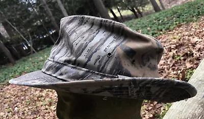 Realtree Camo Size L Hat Cap Fedora Safari Adventure Outdoor Vintage Made USA • $29.99