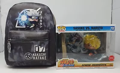 $7.50 • Buy Funko POP Sasuke Vs. Naruto #732 Gamestop Exclusive Kakashi Backpack Bundle 