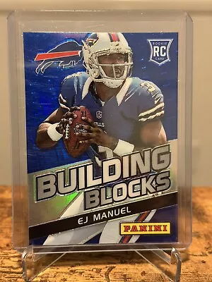 2013 Panini Prizm Building Blocks EJ Manuel RC #5 Buffalo Bills • $1.29