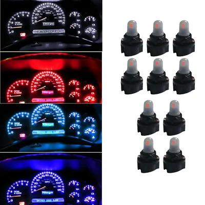 10x T5 T6.5 W1.2W Car LED Bulb Canbus Dashboard Instrument Light Panel Lamp • $8.46
